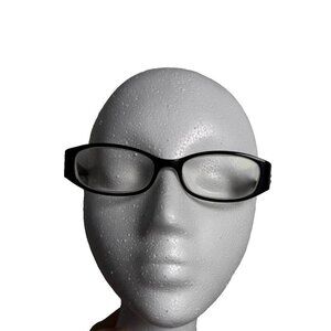 Bebe Designer Eyeglasses Zyl Frame In Black With Glitter Detail Style 5034 Frame